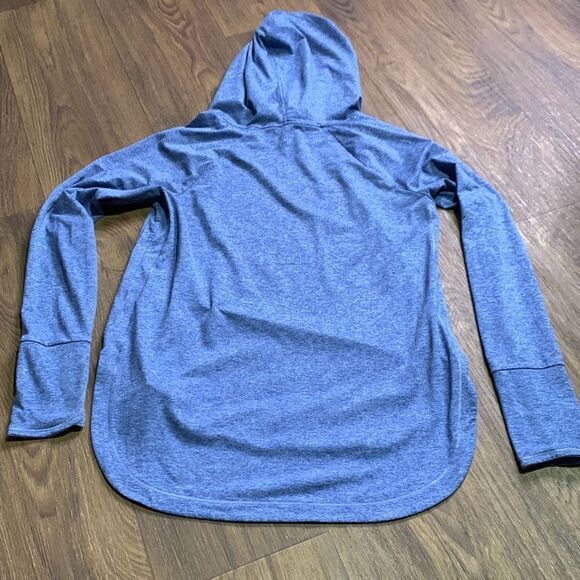 Athleta Uptempo Hoodie S Small Chrome Blue Quick Dry Sport Casual - Picture 6 of 8